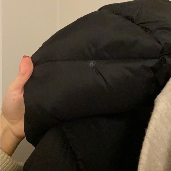 Black puff maxi coat - Picture 4 of 5